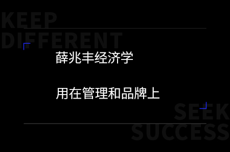 薛兆豐經(jīng)濟學用在管理和品牌上